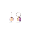 Pomellato Classic Earrings Rose Gold 18kt, White Gold 18kt, Amethyst (watches)